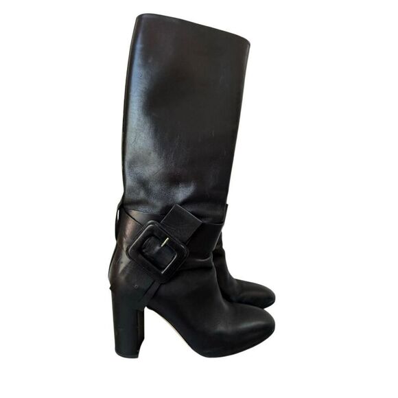 Valentino Garavani Shoes - Valentino Garavani Black Leather Knee High boots Size 39.5/9.5 Women’s